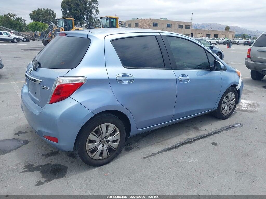 JTDKTUD34ED591204 2014 TOYOTA YARIS photo no. 4