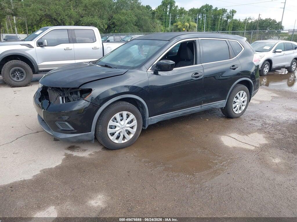 KNMAT2MT8GP625324 2016 NISSAN ROGUE photo no. 2