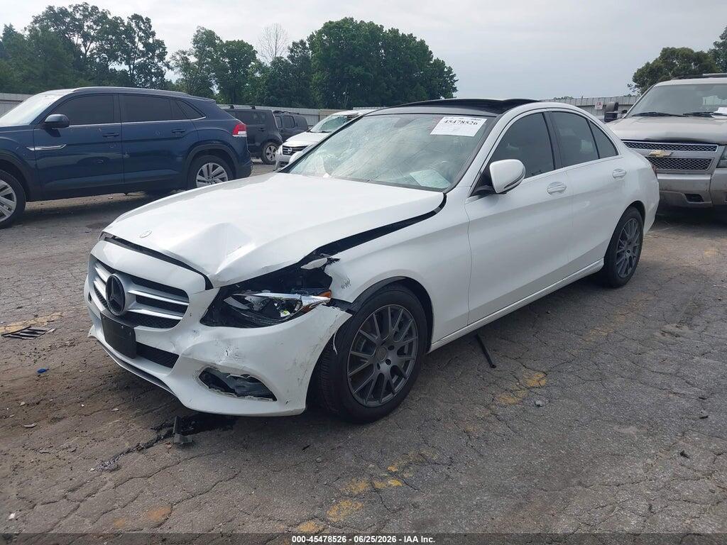 55SWF4JB5GU105644 2016 MERCEDES-BENZ C 300 photo no. 2