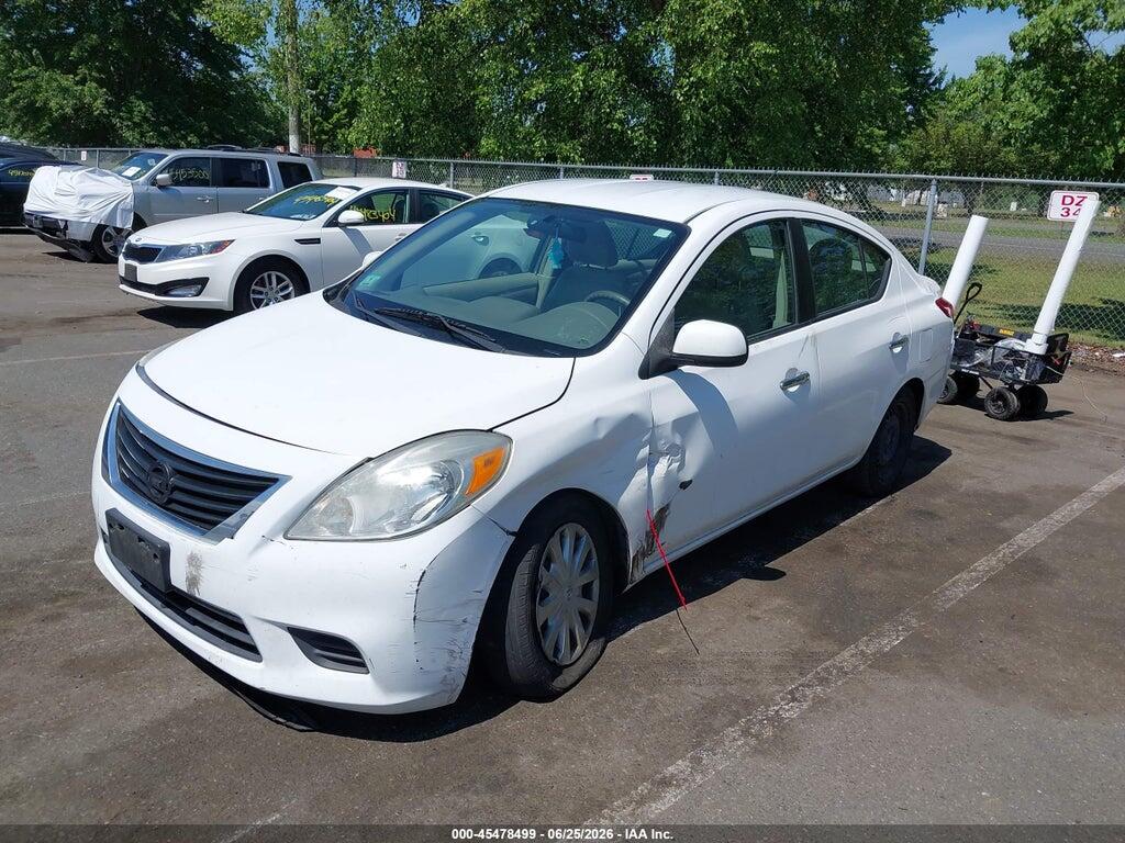 3N1CN7AP1CL865086 2012 NISSAN VERSA photo no. 2