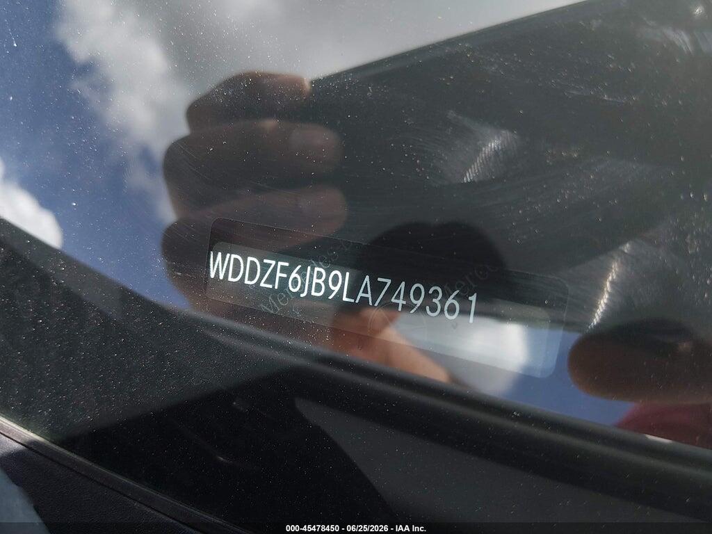 WDDZF6JB9LA749361 2020 MERCEDES-BENZ E 450 photo no. 9