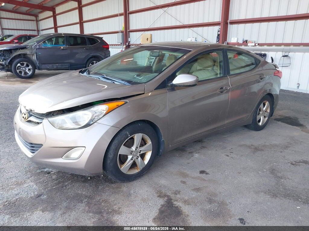 5NPDH4AE0CH092259 2012 HYUNDAI ELANTRA photo no. 2