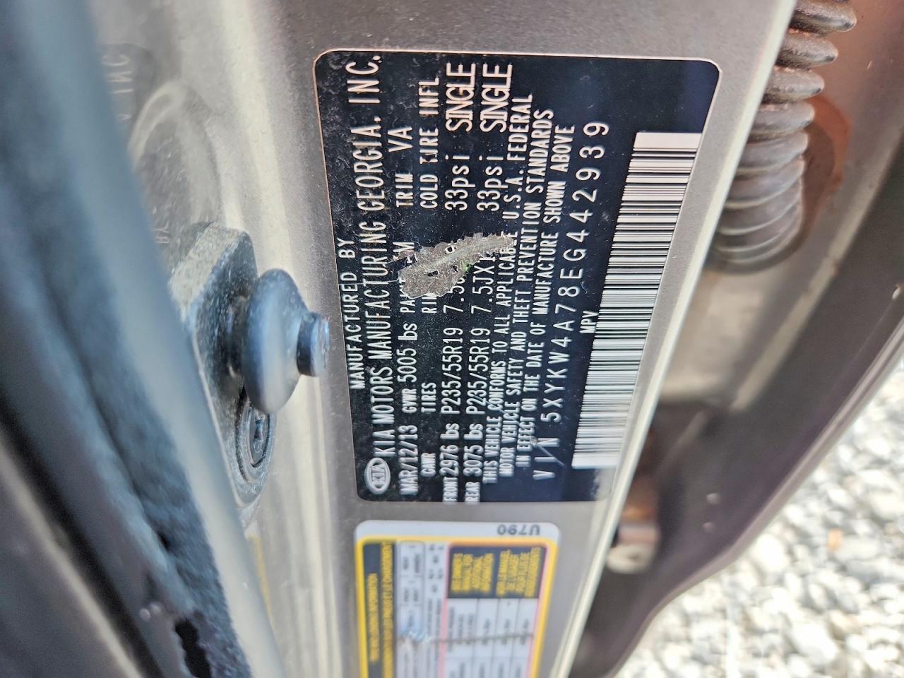 2014 KIA SORENTO SX LIMITED — Фото 13 из 13