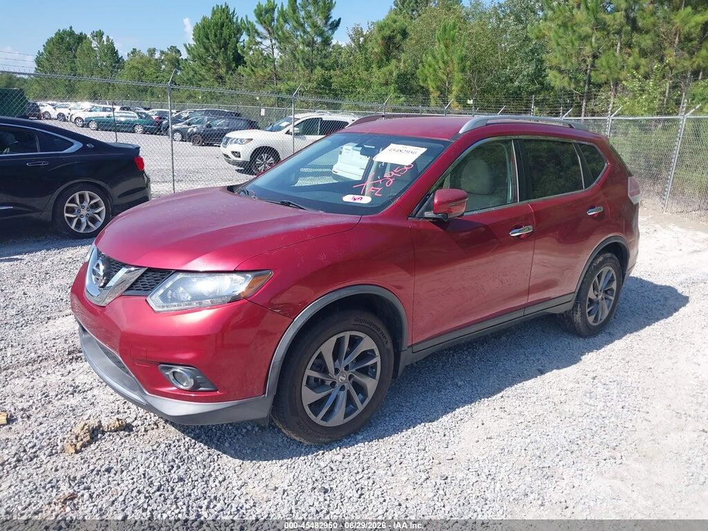 KNMAT2MT0GP701392 2016 NISSAN ROGUE photo no. 2