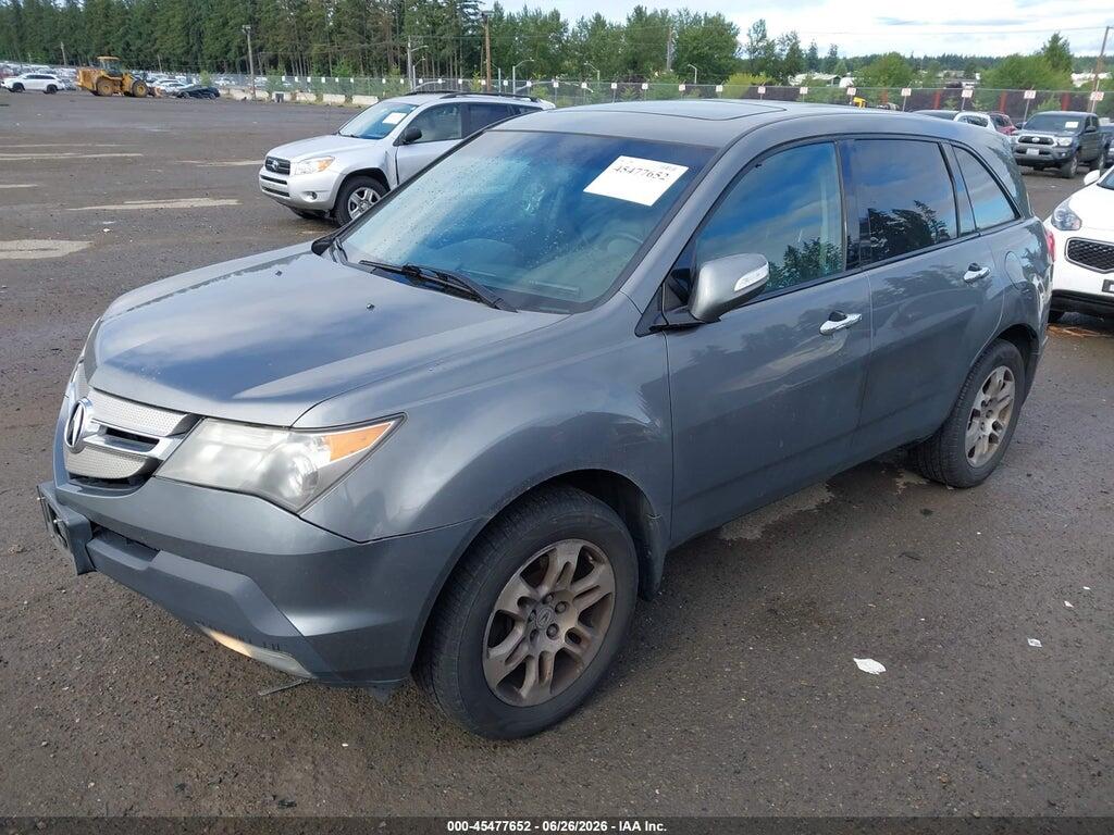 2HNYD28458H506256 2008 ACURA MDX photo no. 2
