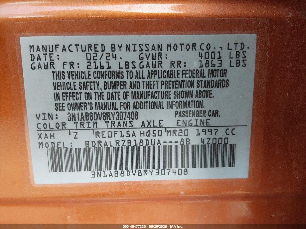 3N1AB8DV8RY307408 2024 NISSAN SENTRA photo no. 9