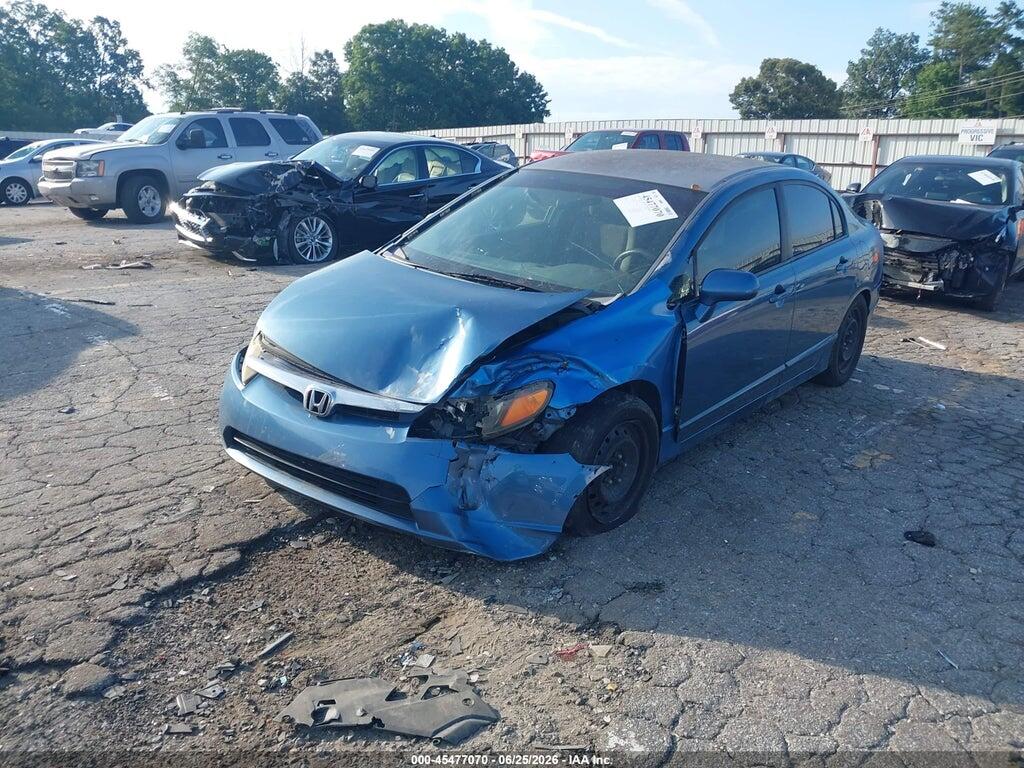 2HGFA16588H535456 2008 HONDA CIVIC photo no. 2