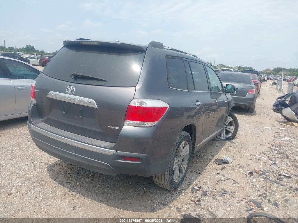 5TDDK3EH6DS195360 2013 TOYOTA HIGHLANDER photo no. 4