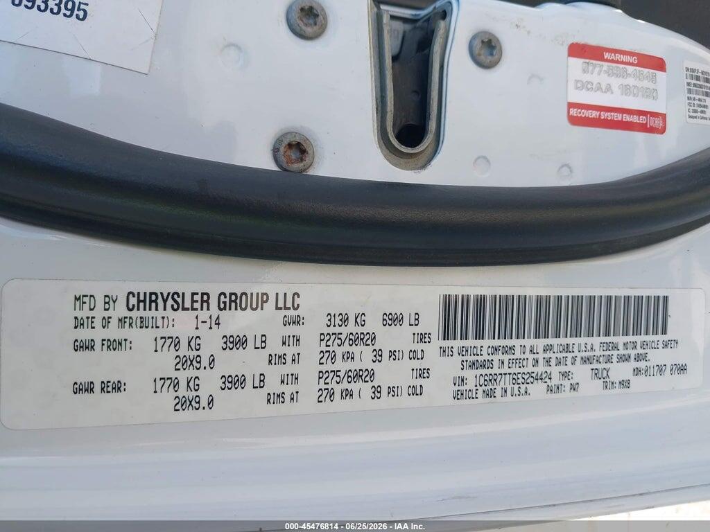 1C6RR7TT6ES254424 2014 RAM 1500 photo no. 9
