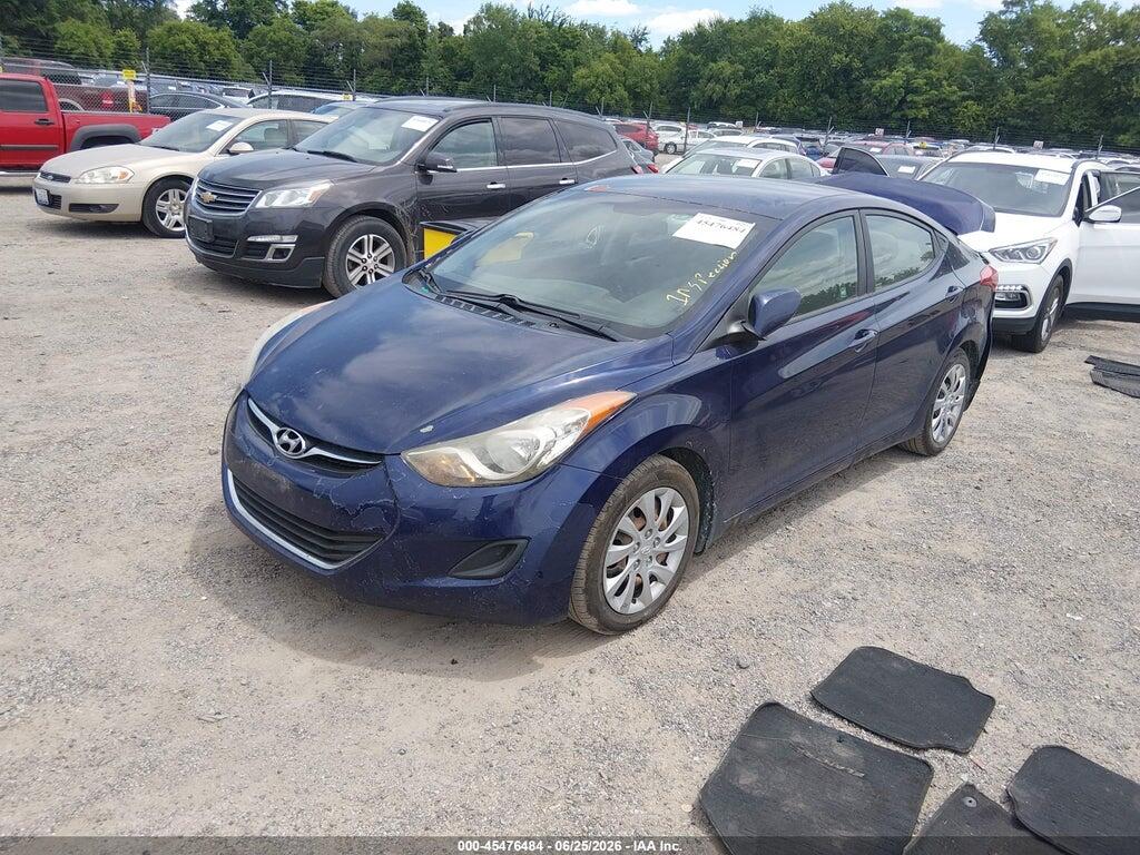 5NPDH4AE4CH108852 2012 HYUNDAI ELANTRA photo no. 2