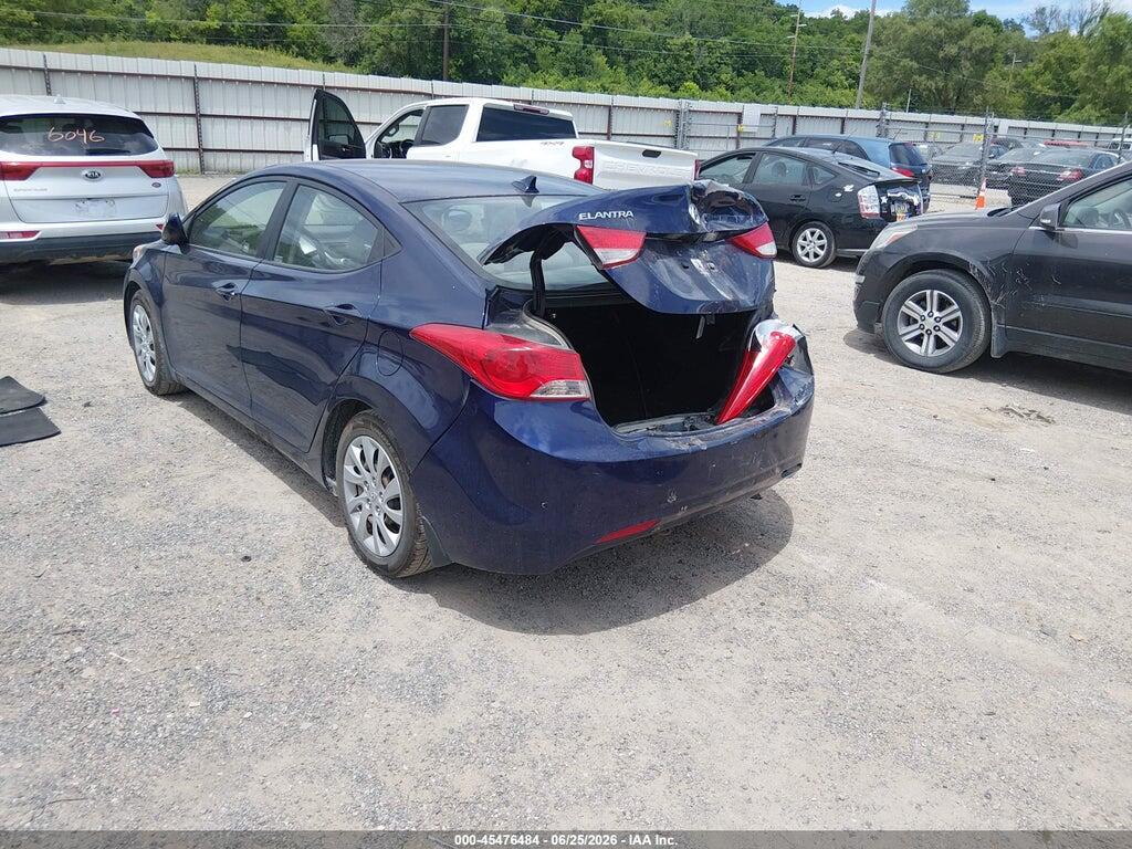5NPDH4AE4CH108852 2012 HYUNDAI ELANTRA photo no. 3