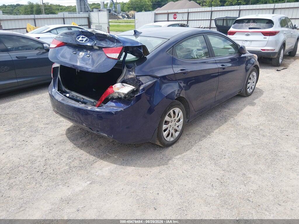 5NPDH4AE4CH108852 2012 HYUNDAI ELANTRA photo no. 4