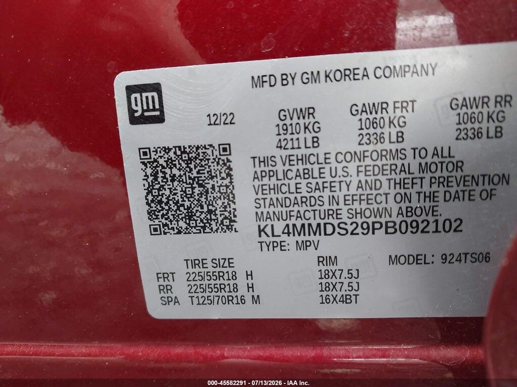 KL4MMDS29PB092102 2023 BUICK ENCORE GX photo no. 9