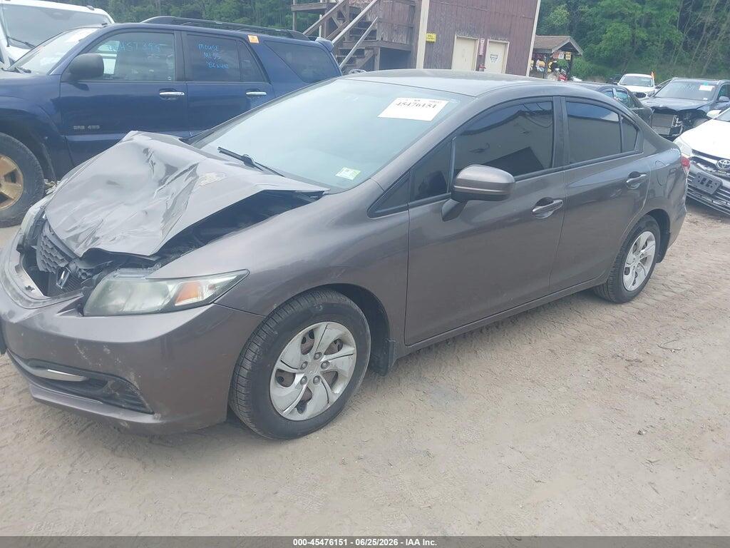 2HGFB2F53EH525139 2014 HONDA CIVIC photo no. 2