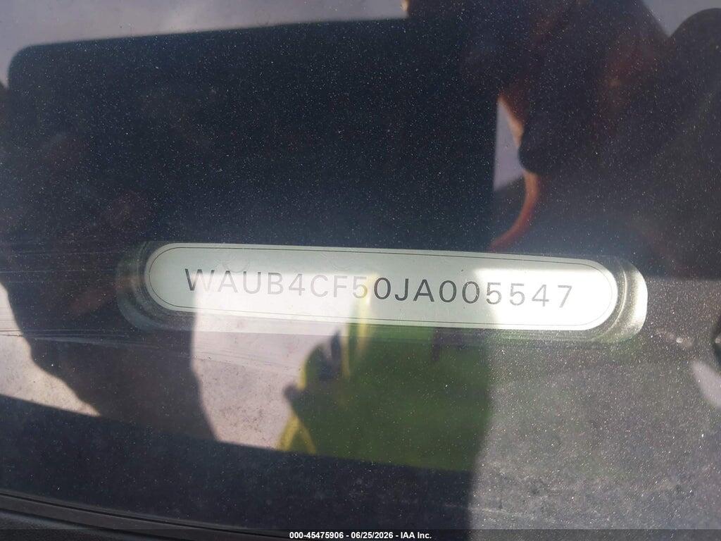 WAUB4CF50JA005547 2018 AUDI S5 photo no. 9