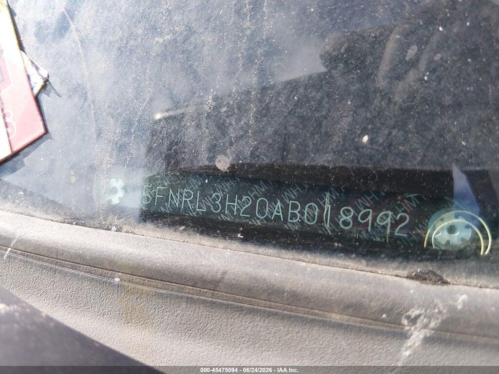 5FNRL3H20AB018992 2010 HONDA ODYSSEY photo no. 11