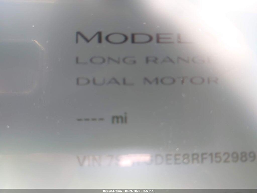 7SAYGDEE8RF152989 2024 TESLA MODEL Y photo no. 7