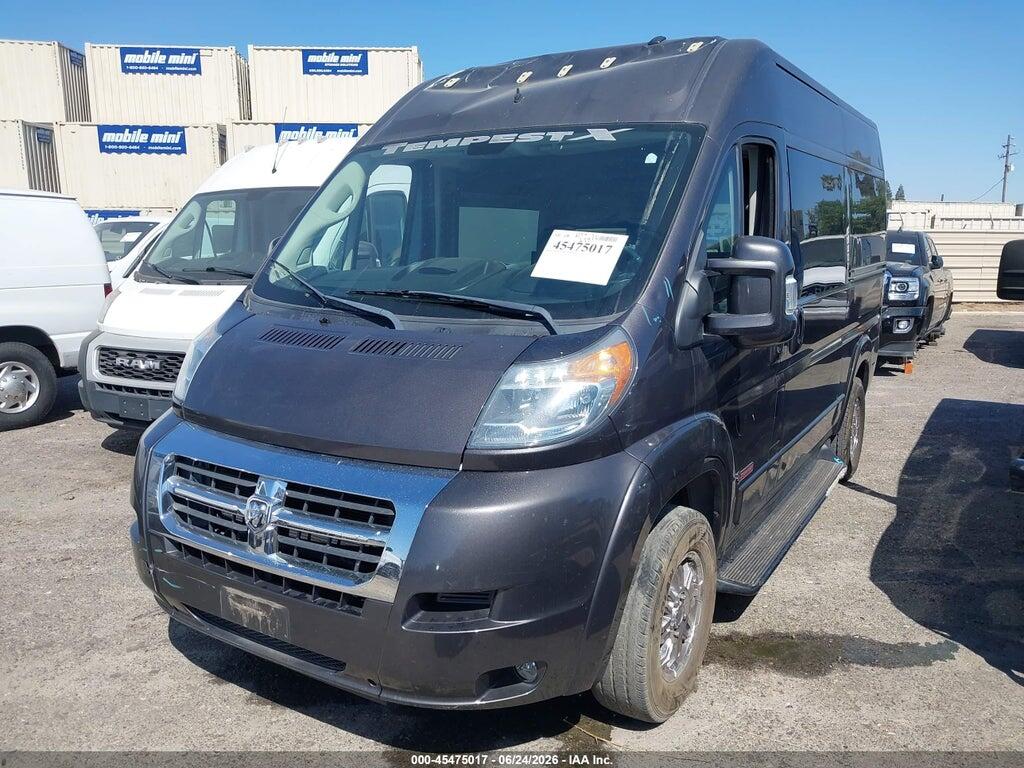 3C6TRVBG8JE146706 2018 RAM PROMASTER 1500 photo no. 2