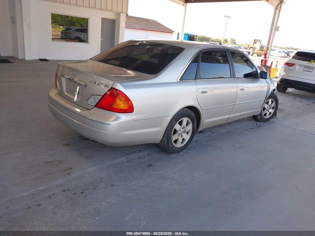 4T1BF28B9YU097675 2000 TOYOTA AVALON photo no. 4