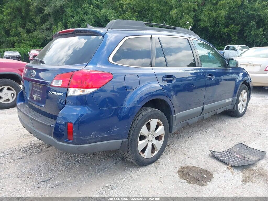 4S4BRCKC9B3323533 2011 SUBARU OUTBACK photo no. 4