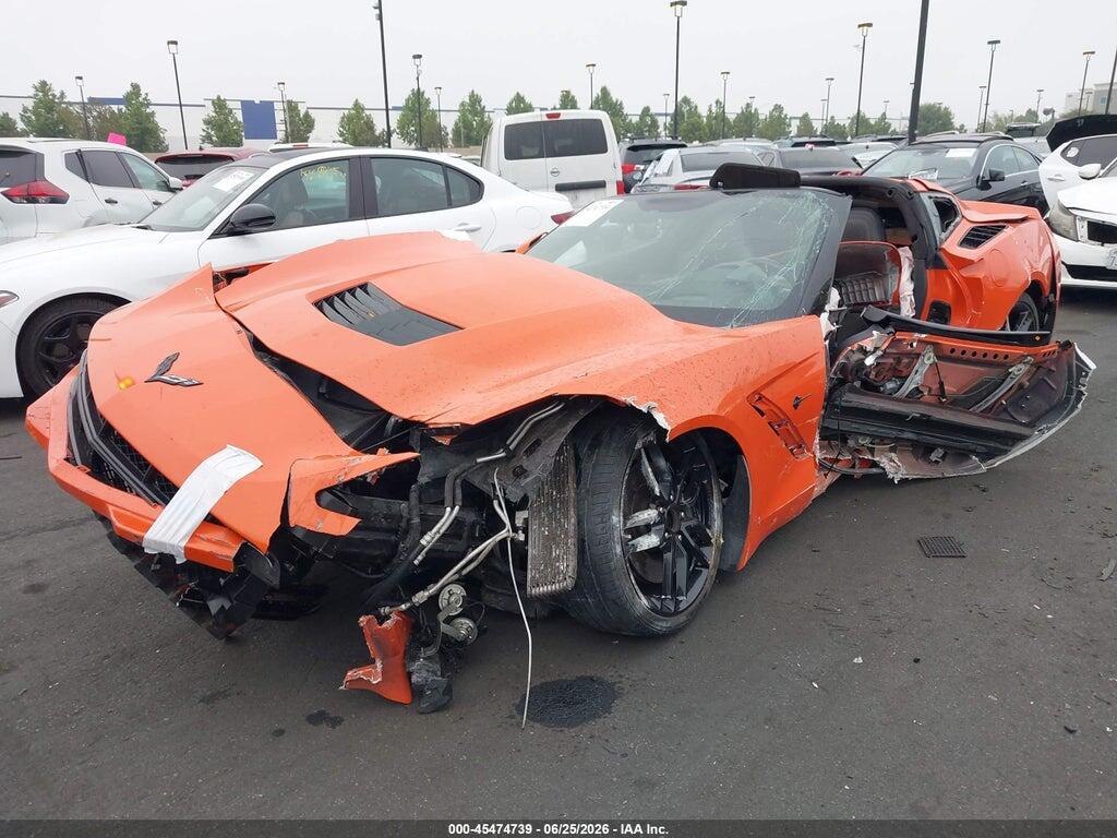 1G1YM2D73K5100800 2019 CHEVROLET CORVETTE photo no. 2