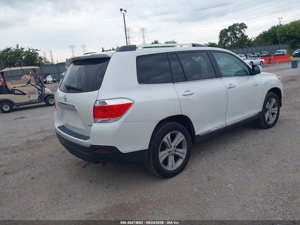 5TDDK3EH7DS273323 2013 TOYOTA HIGHLANDER photo no. 4