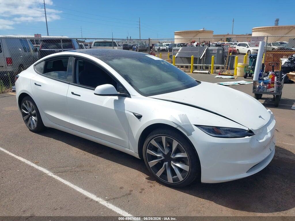 5YJ3E1EB3SF049096 2025 TESLA MODEL 3 photo no. 1