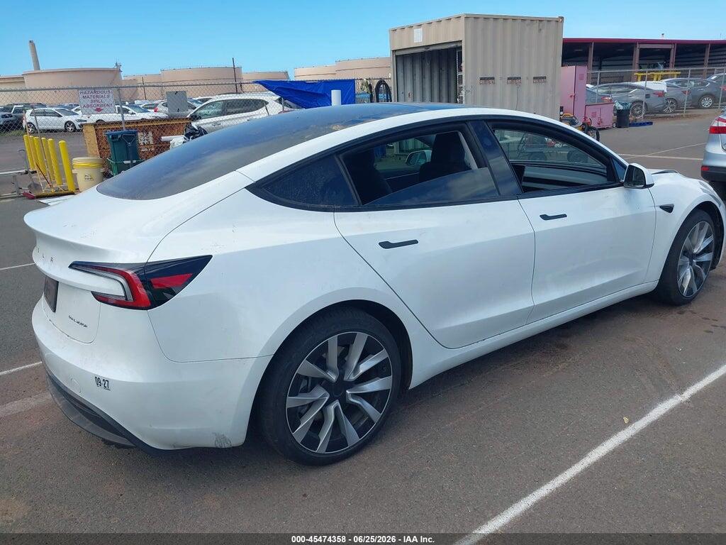 5YJ3E1EB3SF049096 2025 TESLA MODEL 3 photo no. 4
