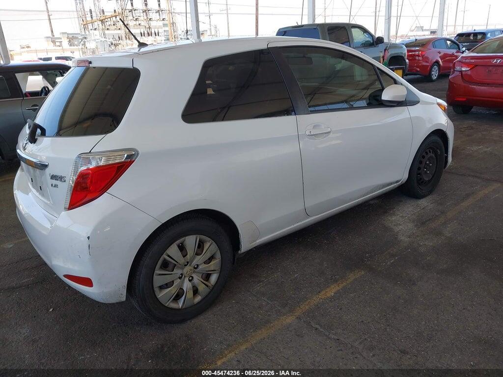 JTDJTUD39CD538264 2012 TOYOTA YARIS photo no. 4
