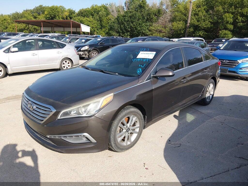 5NPE24AF2FH155915 2015 HYUNDAI SONATA photo no. 2