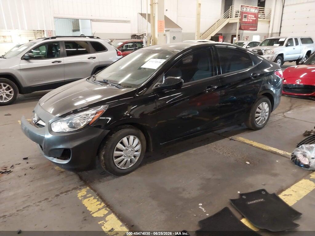 KMHCT4AE6EU699345 2014 HYUNDAI ACCENT photo no. 2