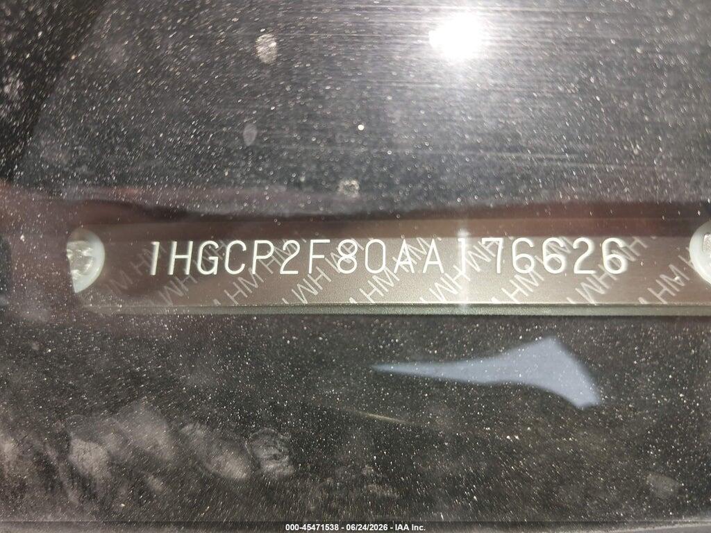 1HGCP2F80AA176626 2010 HONDA ACCORD photo no. 9