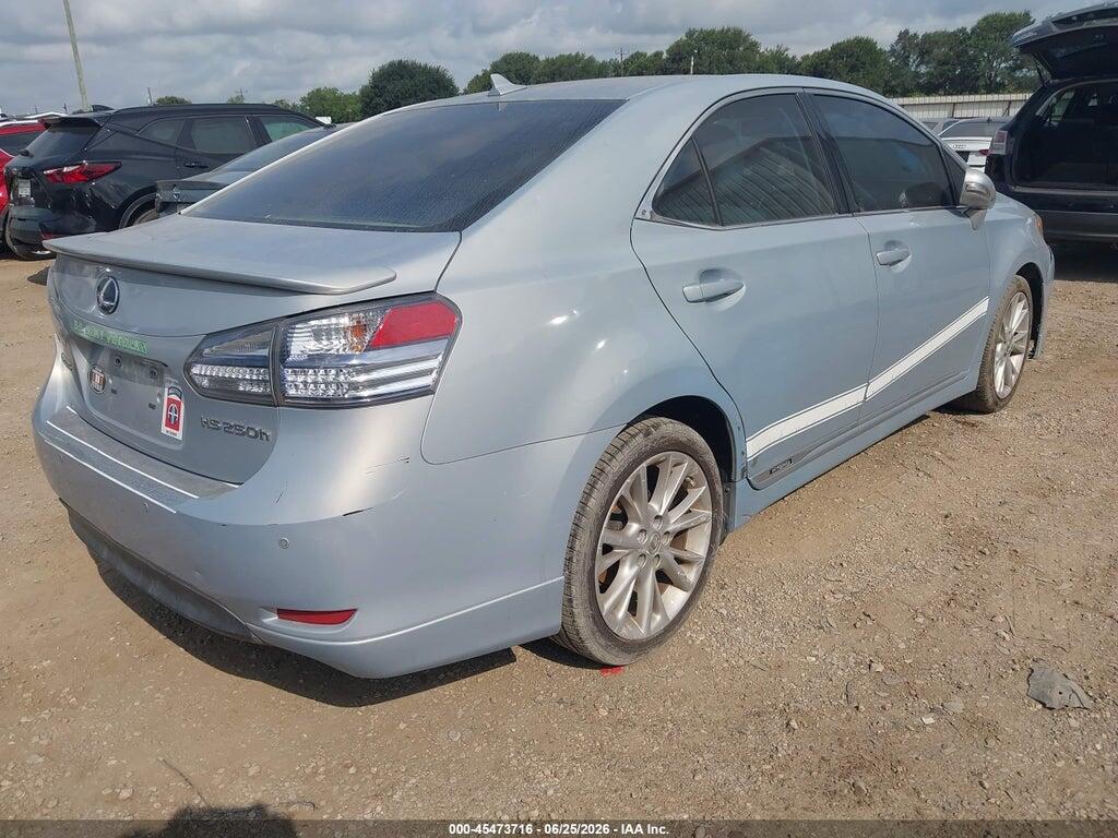 JTHBB1BA5A2006217 2010 LEXUS HS 250H photo no. 4