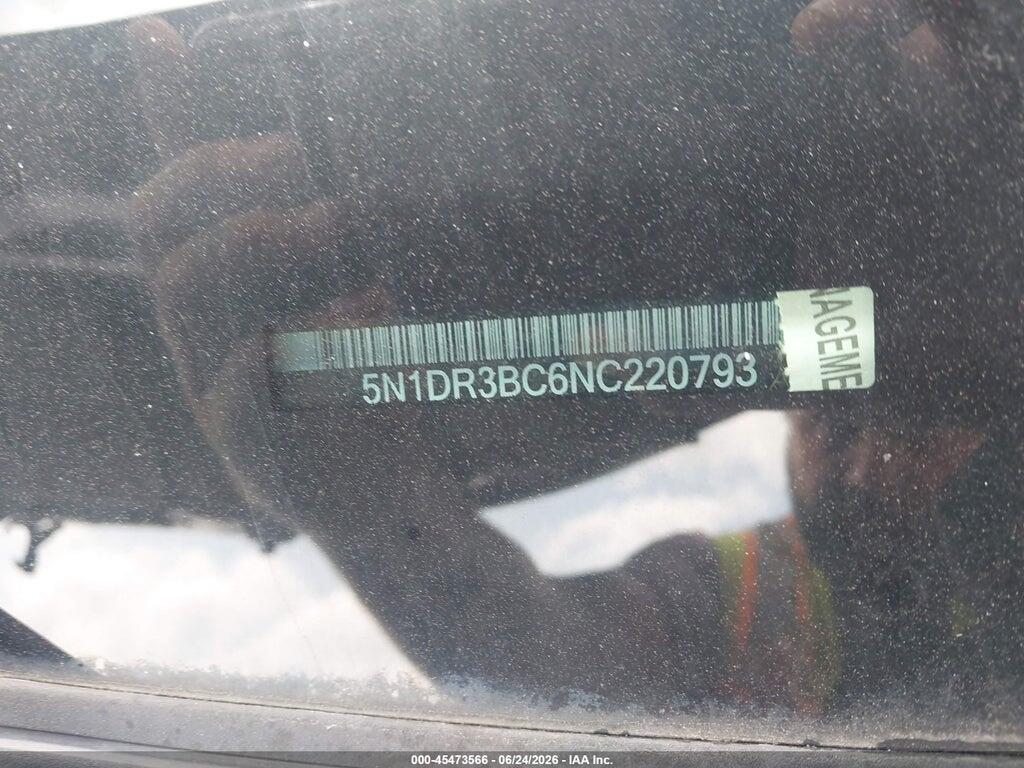5N1DR3BC6NC220793 2022 NISSAN PATHFINDER photo no. 9
