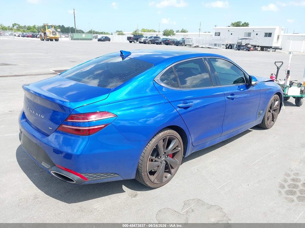 KMTG54TE0NU082943 2022 GENESIS G70 photo no. 4