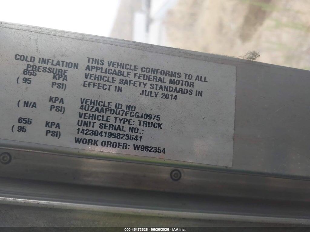 4UZAAPDU7FCGJ0975 2015 FREIGHTLINER CHASSIS photo no. 8