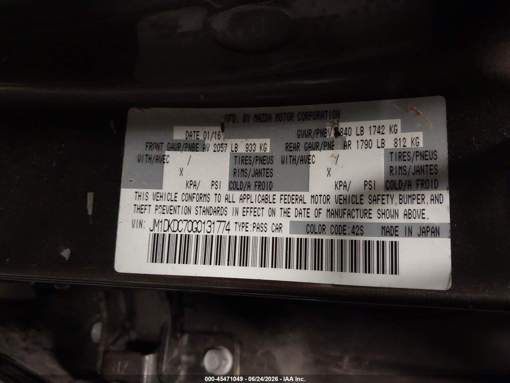 JM1DKDC70G0131774 2016 MAZDA CX-3 photo no. 9