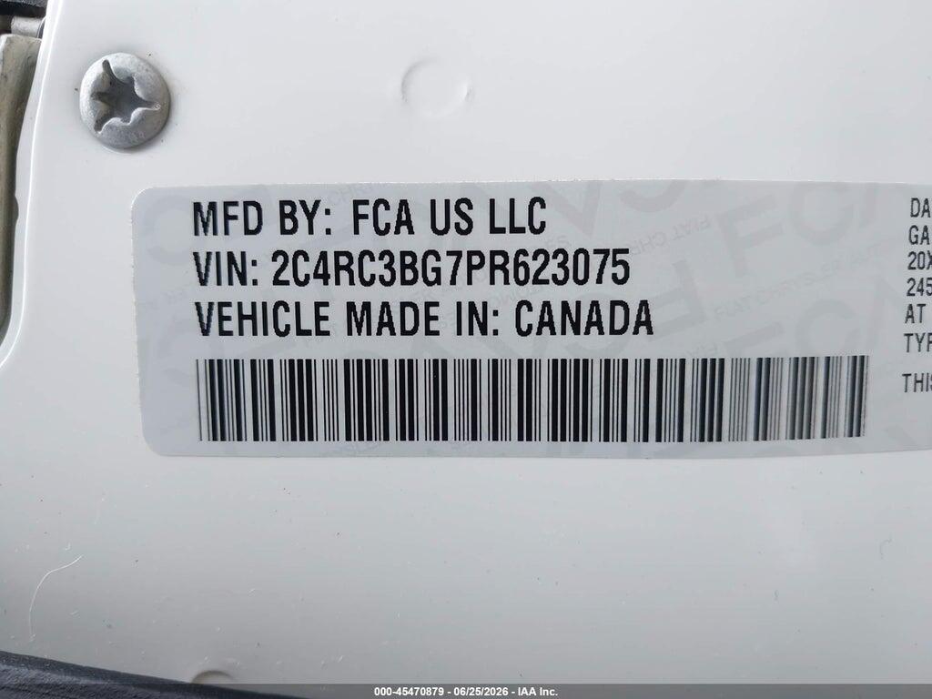 2C4RC3BG7PR623075 2023 CHRYSLER PACIFICA photo no. 9