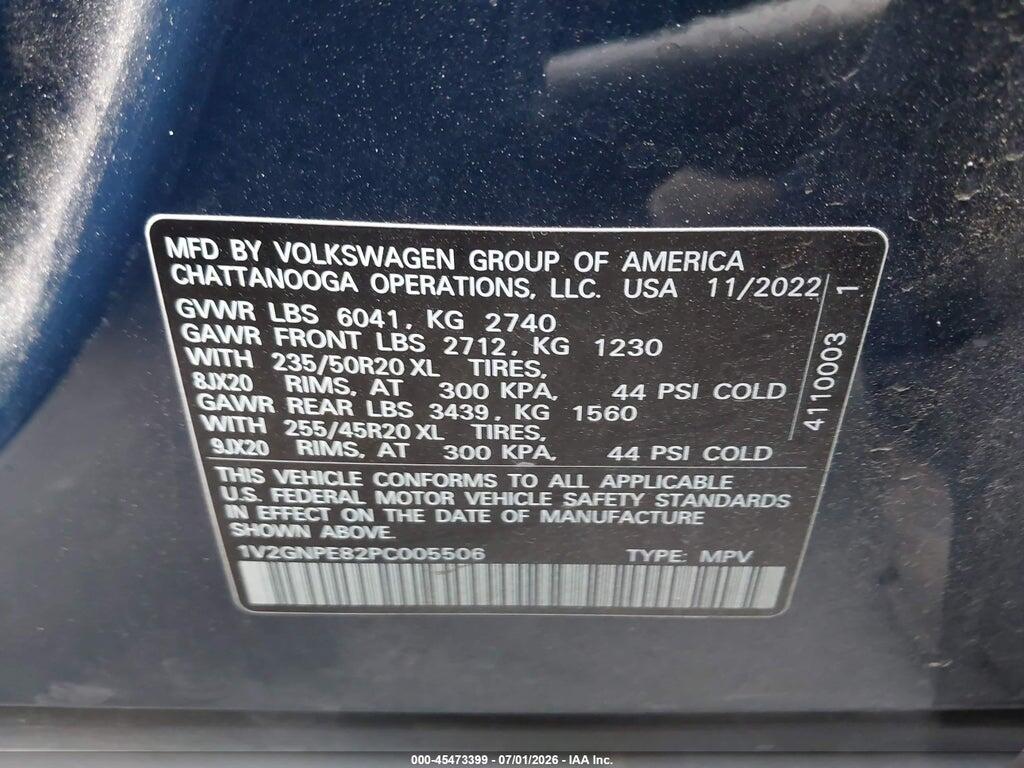 1V2GNPE82PC005506 2023 VOLKSWAGEN ID.4 photo no. 9