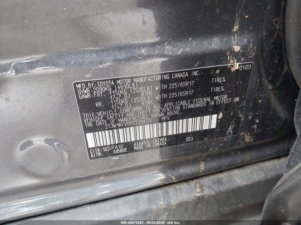 2T3W1RFV0PC220423 2023 TOYOTA RAV4 photo no. 9