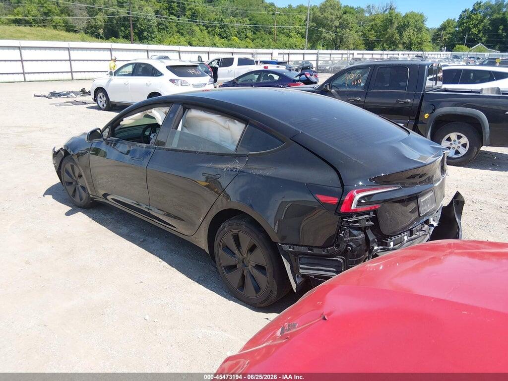 5YJ3E1EA0SF965824 2025 TESLA MODEL 3 photo no. 3