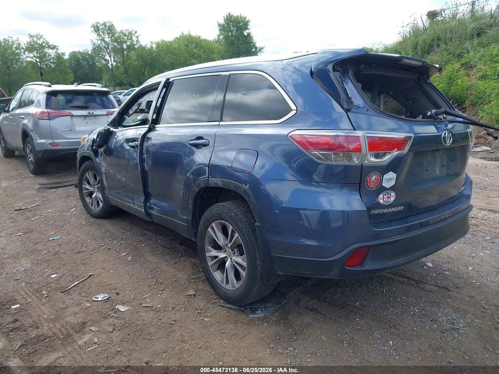 5TDJKRFH8ES027953 2014 TOYOTA HIGHLANDER photo no. 3