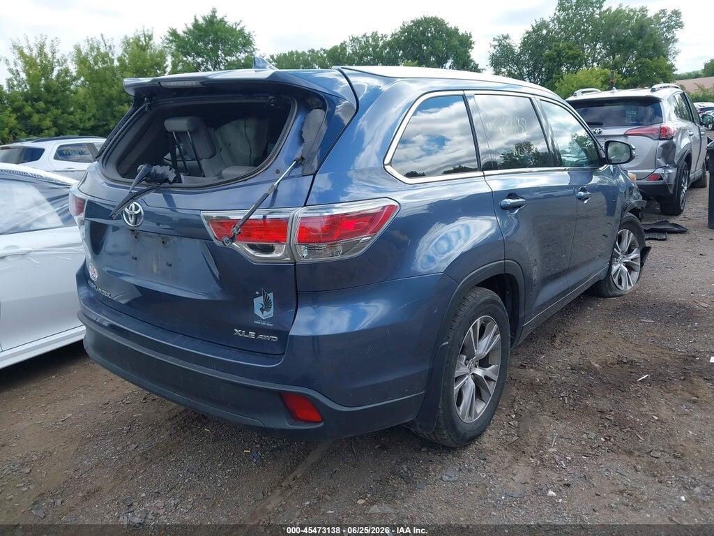 5TDJKRFH8ES027953 2014 TOYOTA HIGHLANDER photo no. 4