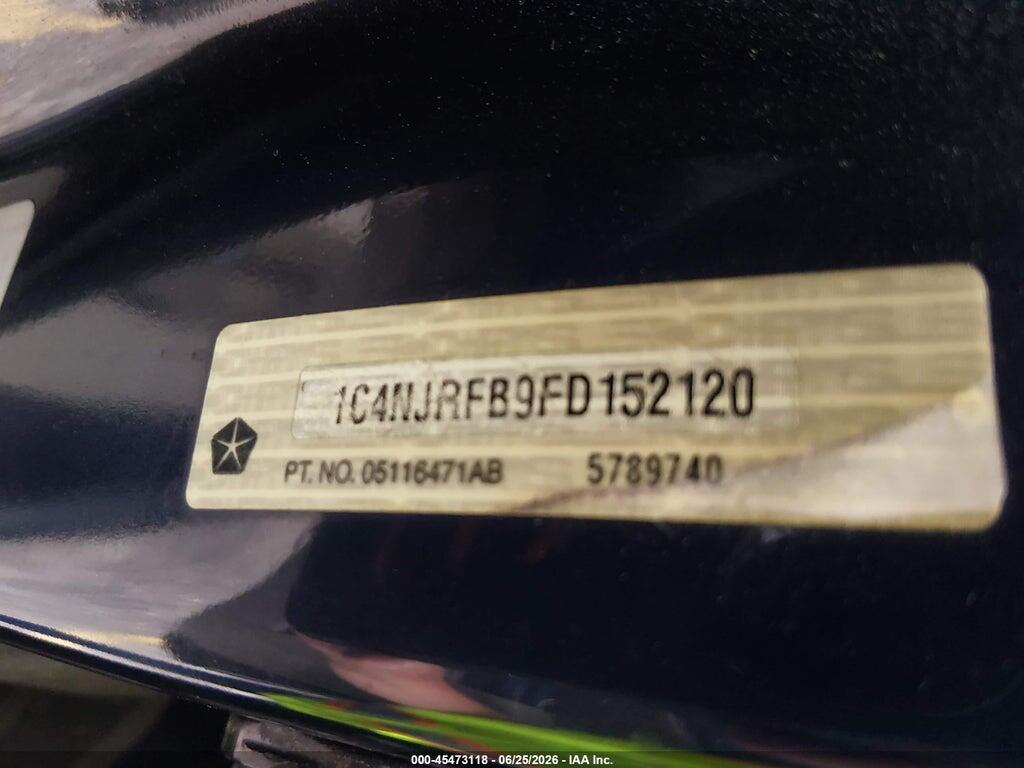 1C4NJRFB9FD152120 2015 JEEP PATRIOT photo no. 9