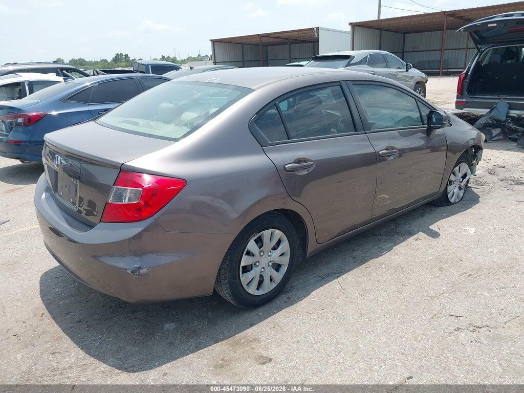 2HGFB2F55CH524541 2012 HONDA CIVIC photo no. 4