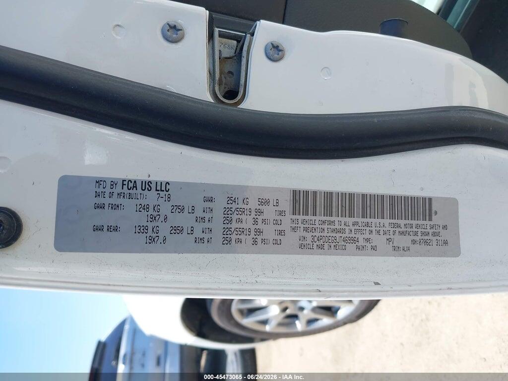 3C4PDDEG9JT469964 2018 DODGE JOURNEY photo no. 9