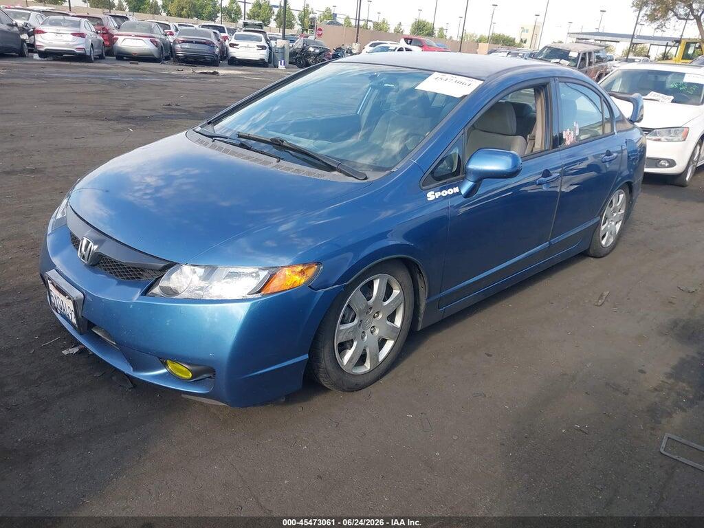 2HGFA16509H329484 2009 HONDA CIVIC photo no. 2
