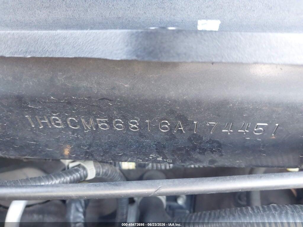 1HGCM56816A174451 2006 HONDA ACCORD photo no. 9