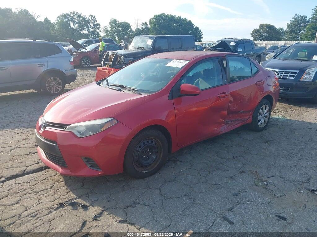 2T1BURHE7FC398890 2015 TOYOTA COROLLA photo no. 2