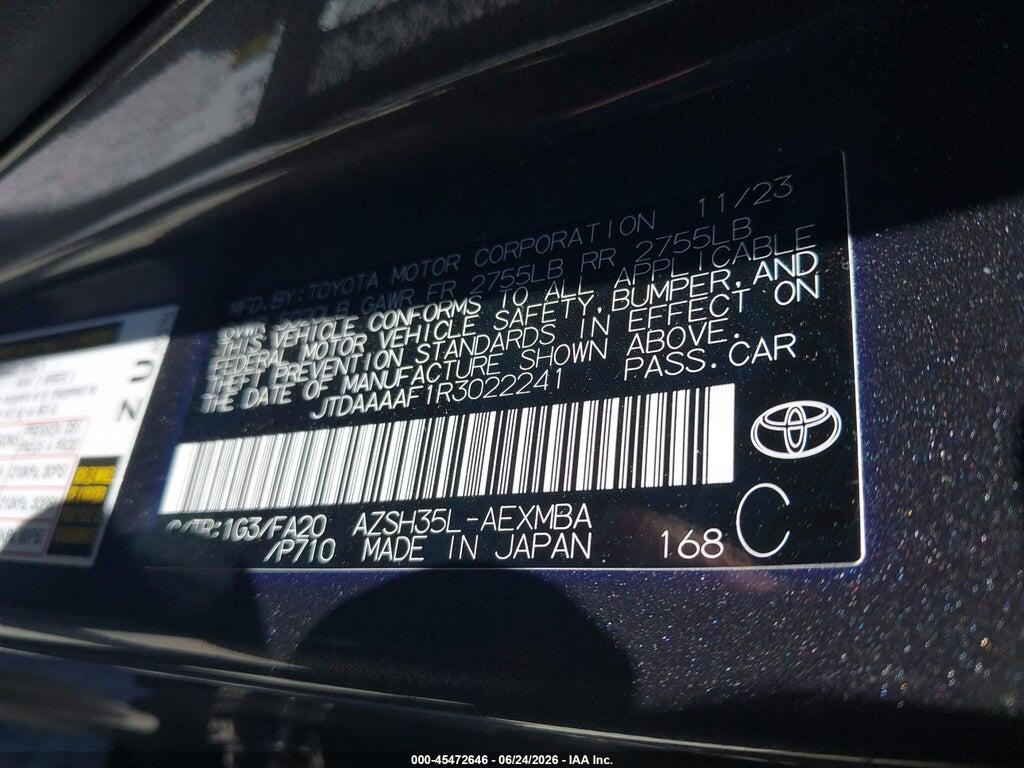 JTDAAAAF1R3022241 2024 TOYOTA CROWN photo no. 9